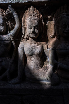 Lepper King Terrace, Angkor Thom ancient city, Siem Reap, Cambodia 