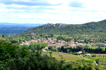 view of the village
