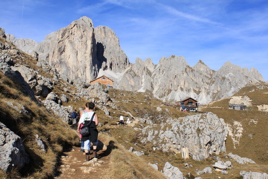 Bersteigen in den Dolomiten