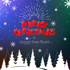 Christmas background for invitations and greetings.