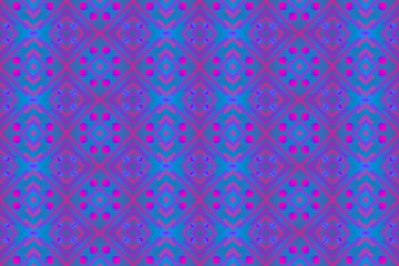 Seamless pattern with many geometric figures, Circles, rhombuses, lines, mandalas, ornament and polygons. Texture for textile, clown, carpeting, warp, book cover, clothes, invitation card.