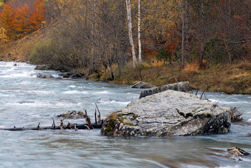 Paisajes de ordesa en Otoño. Huesca.España