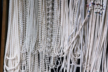 Beautiful Luxury silver accessories detailed handcraft, vintage fashion for sale in jewelry shop Thailand