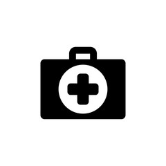 Medical bag icon,vector illustration. Flat design style. vector medical bag icon illustration isolated on White background, medical bag icon Eps10. medical bag icons graphic design vector symbols.