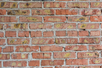old red brick wall texture