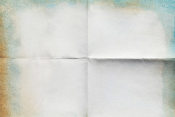 Fototapeta premium Old paper folded, texture background.