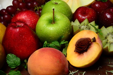 fresh fruits and vegetables