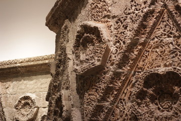 Oriental architecture, architectural elements, famous museums, ornamental stones