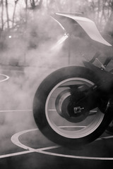 Motorsports Motorcycle Bike Burnout