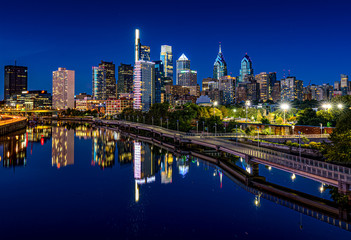 Fototapeta na wymiar Philadelphia Skyline
