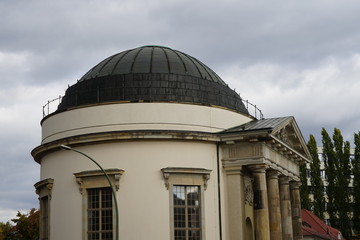 Schr&auml;gansicht der Franz&ouml;sischen Kirche in Potsdam