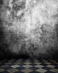 dark empty interior room. may used as background.