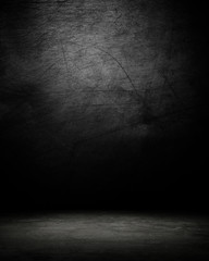 dark empty interior room. may used as background.