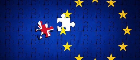 Brexit Konzept - Großbritannien  verlässt die Europäische Union