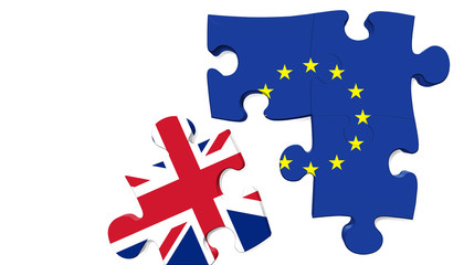 Brexit Konzept - Großbritannien  verlässt die Europäische Union