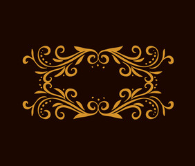 Vignette. Vector drawing