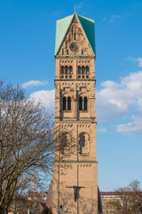 Fototapeta na wymiar Rochuskirche (St. Rochus) Düsseldorf Pempelfort Dusseldorf (Düsseldorf) North Rhine-Westphalia Germany