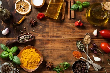 Keuken spatwand met foto Spices © images and videos