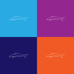 some icon. Element of popular sea animals icon. Premium quality graphic design. Signs, symbols collection icon for websites, web design