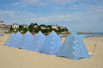 Plage de l'écluse à Dinard, Bretagne, France