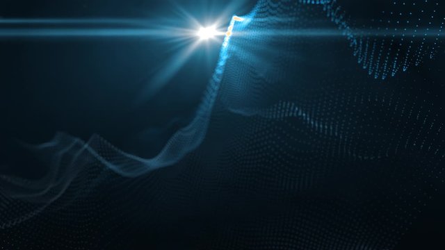 Abstract Particle Background