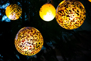 Obraz premium Playa Del Carmen Street Lights Mexico