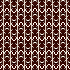 Arrow fletching seamless pattern. Repeated chevron, zigzag wallpaper. Tribal and ethnic motif. Native americans ornament