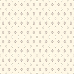 Contemporary seamless pattern with geometric figures. Repeated diamond abstract background. Rhombuses and lozenges motif