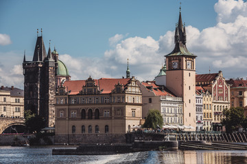 Fototapeta premium widok na pragę