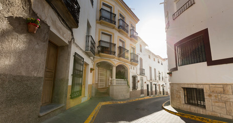 The Countryside Town of Lubrin, Spain by Summer