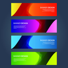 Fototapeta premium Vector Abstract design banner web templateVector Abstract design banner web templateVector Abstract design banner web templateVector Abstract design banner web template