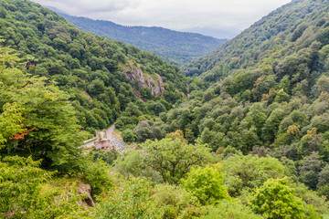 Fototapeta premium Landscape of Dilijan National Park in Armenia