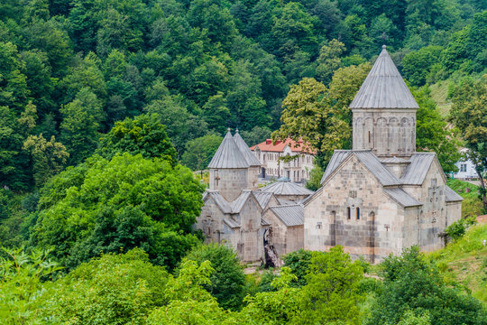 View of Haghartsin monastery in Armenia