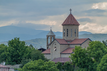 Fototapeta na wymiar St Marine church in Akhaltsikhe town, Georgia