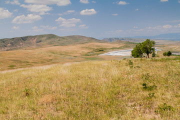 Landscape of south east of Georgia (country)