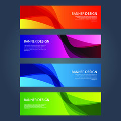 Vector Abstract design banner web template