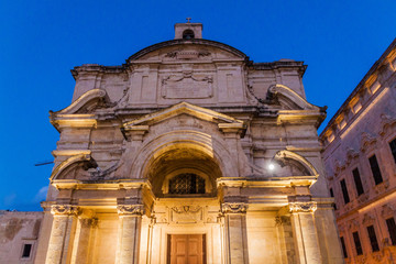 St Catherine of Italy church in Valletta, Malta