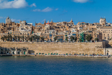 Skyline of Valletta, capital of Malta