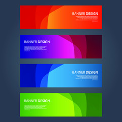 Vector Abstract design banner web template
