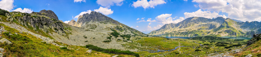 Panorama of the Tatra mountains - obrazy, fototapety, plakaty