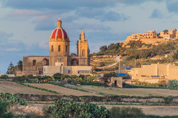 Corpus Christi Church in Ghasri, Gozo island, Malta