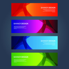 Vector Abstract design banner web template