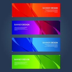 Vector Abstract design banner web template