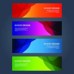 Vector Abstract design banner web template