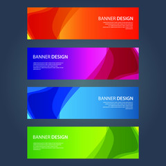 Vector Abstract design banner web template