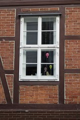 traditional old houses in lueneburg