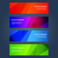 Vector Abstract design banner web template