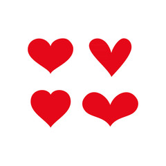 Collection of Heart Red icons