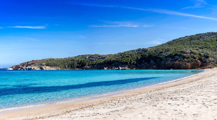 Fototapeta na wymiar Santa Teresa di Gallura, la marmorata beach, Olbia-Tempio, north Sardinia