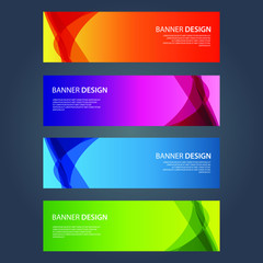 Vector Abstract design banner web template